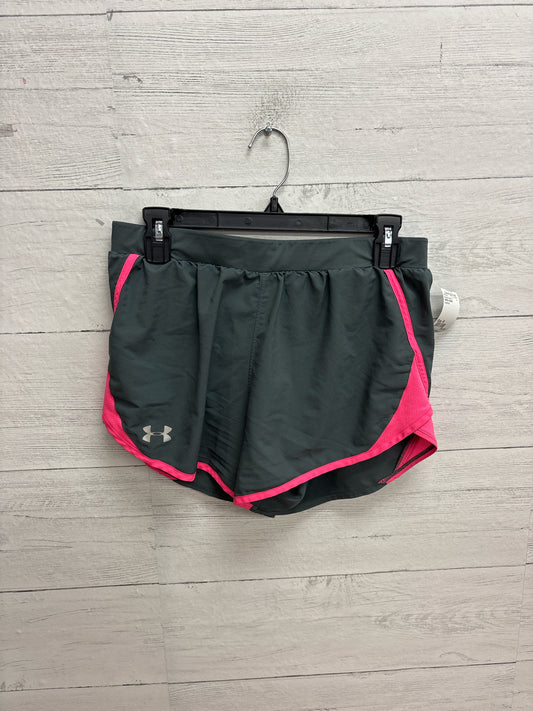 Size M UNDER ARMOR Grey/Pink Womens Shorts