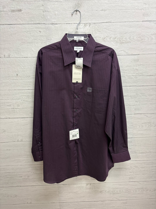 Size 18 Concept Purple Mens Shirt