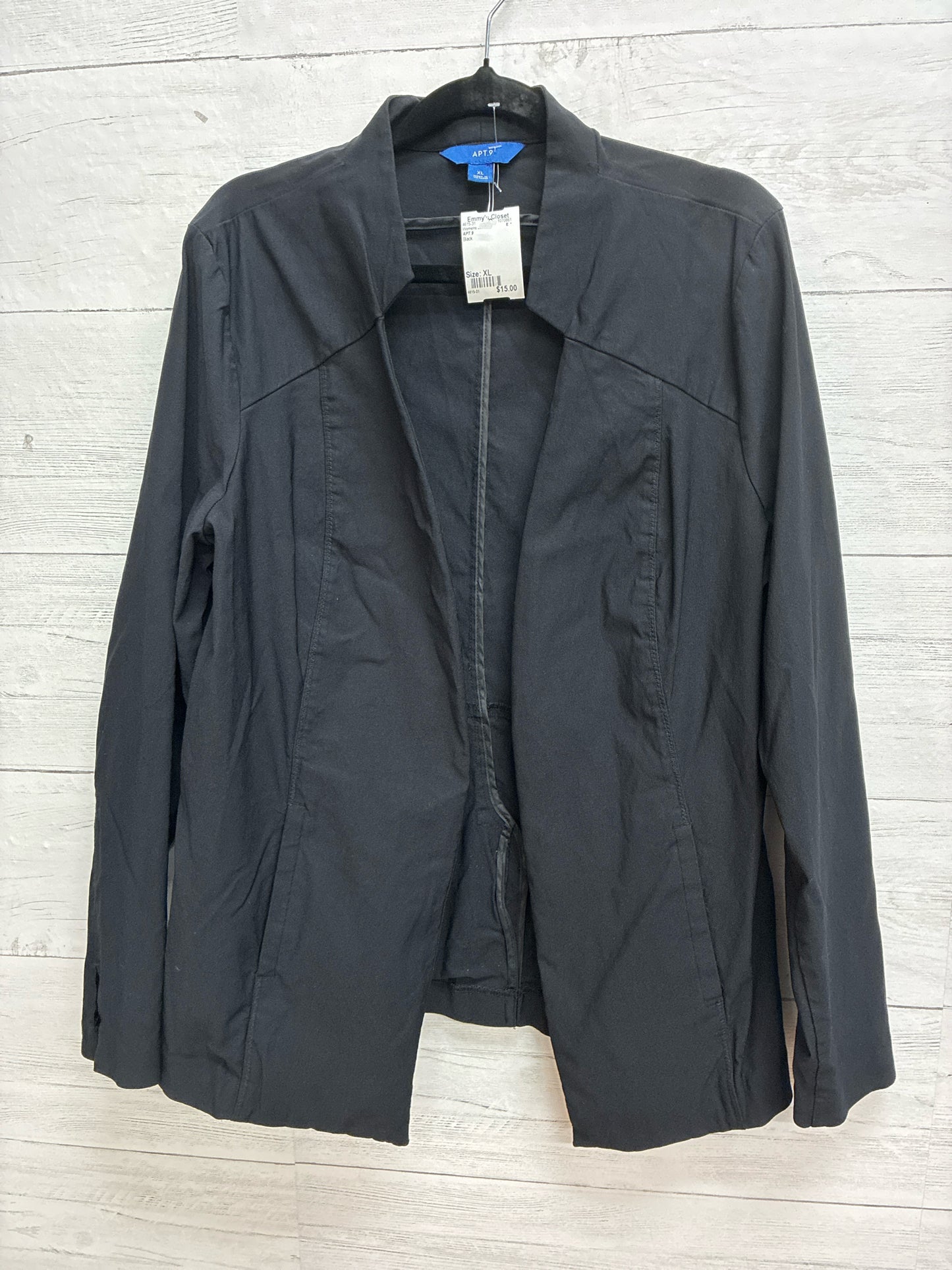 Size XL APT.9 Black Womens Jacket