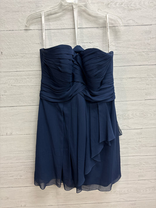 Size 12 Davids Bridal Navy GOWN