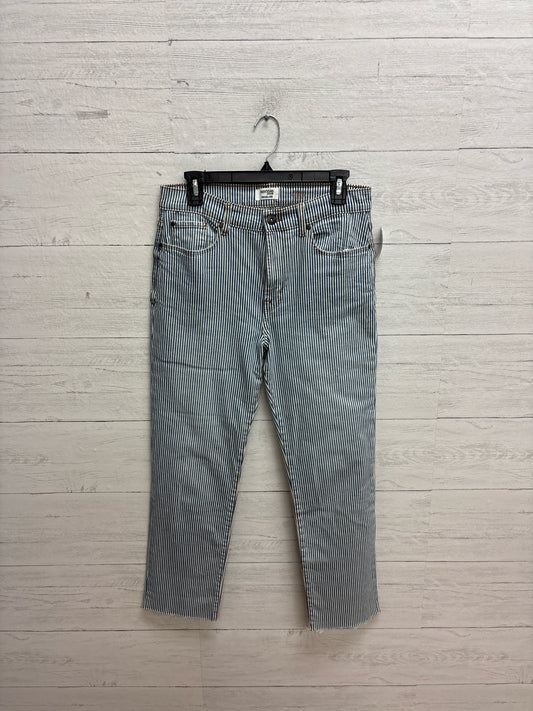 Size 6 Kenzie Blue/White Womens Jeans
