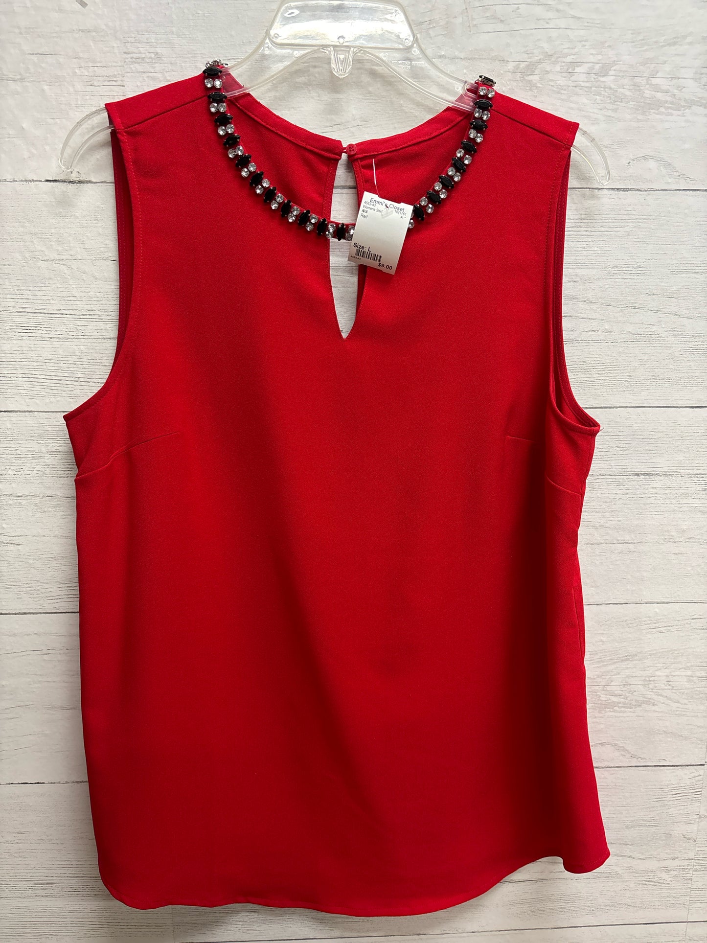 Size L N/A Red Womens Shirt