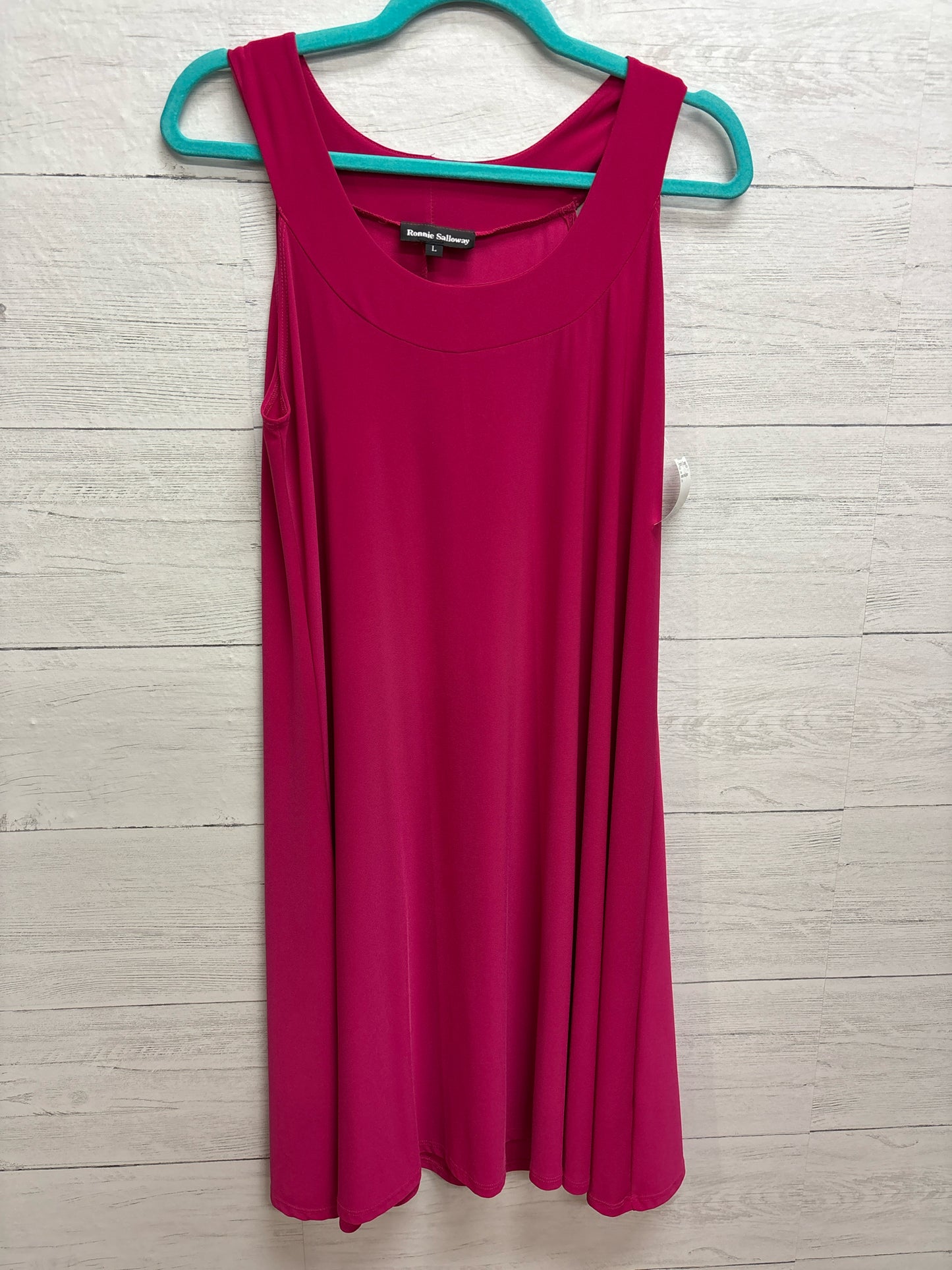 Size L RONNIE SHALLOWAY Pink Dress