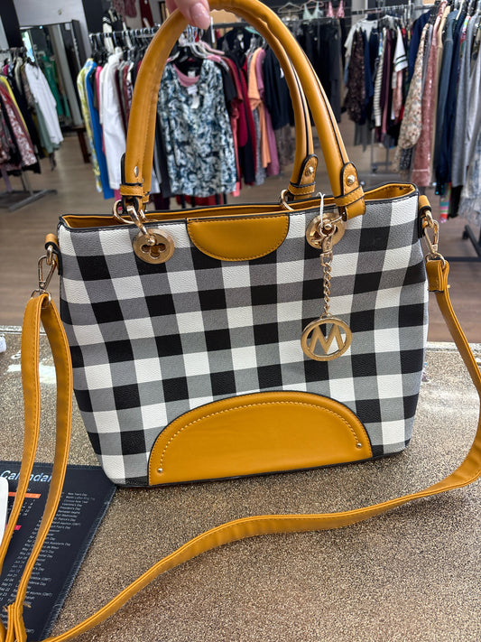 MIA K COLLECTION Black/White Purse