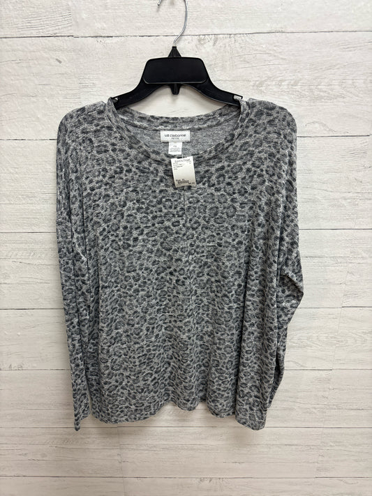 Size XL Liz Claiborne Grey Womens Shirt