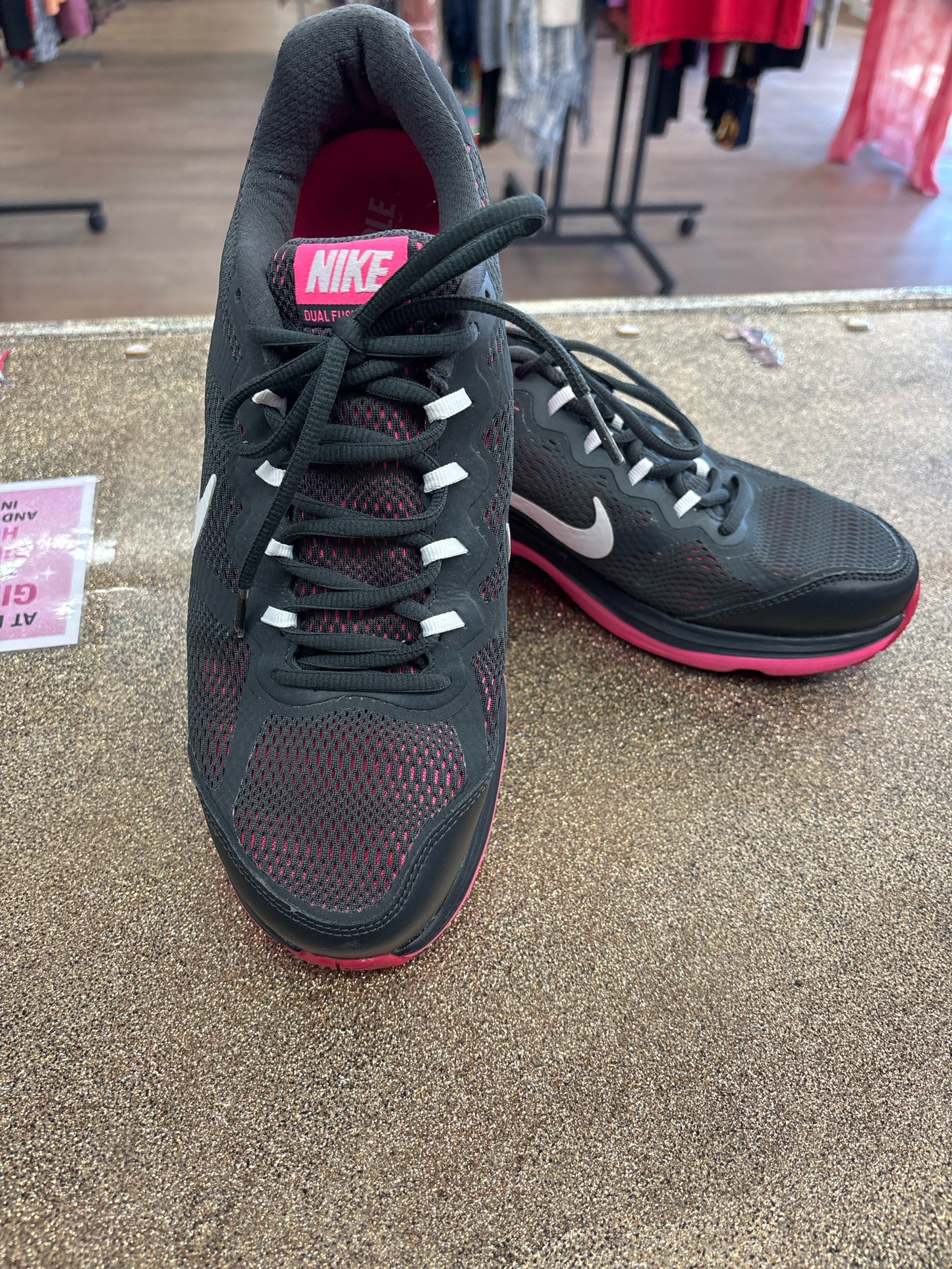 11 Nike DARK GREY/PINK Womens Shoe