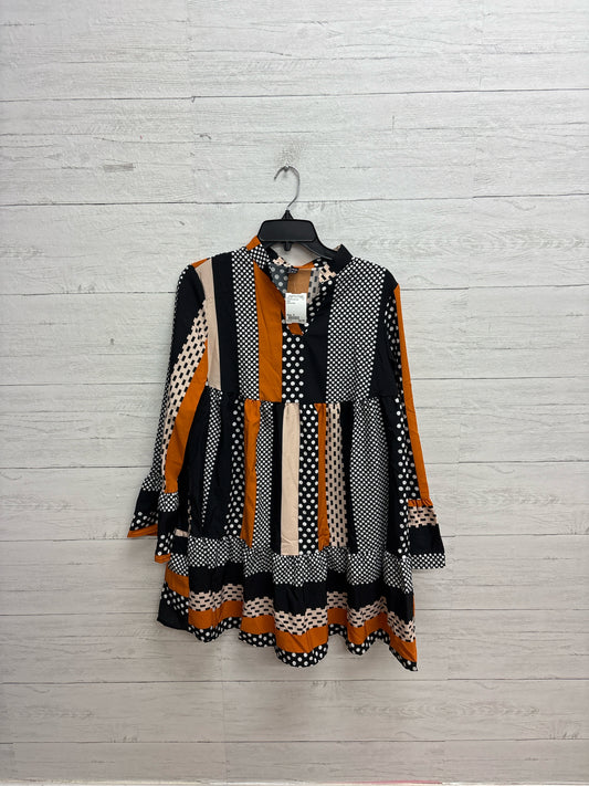Size S Shein black/orange Dress/Evening Wear