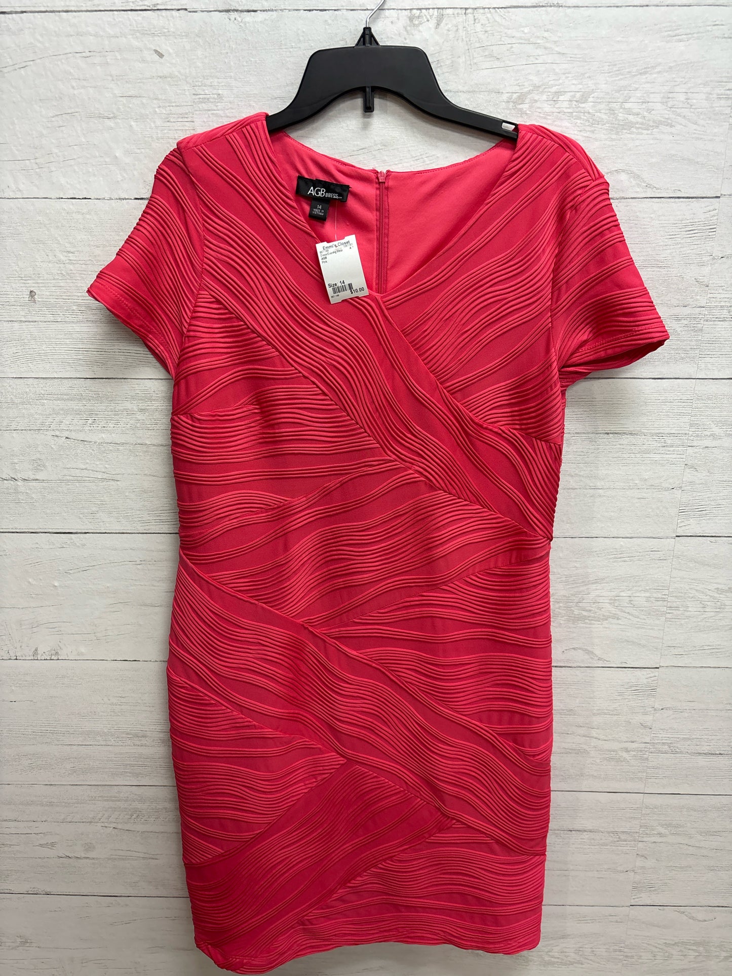 Size 14 AGB Pink Dress/Evening Wear