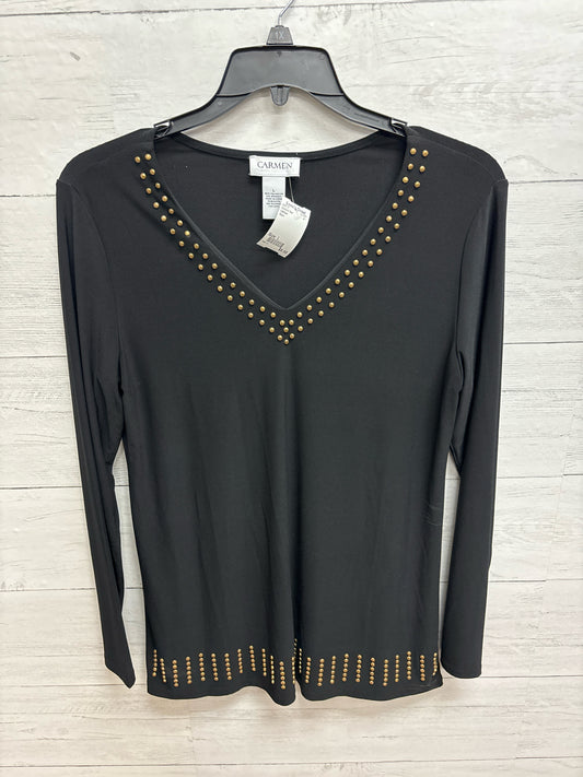 Size L Carmen Black Womens Shirt