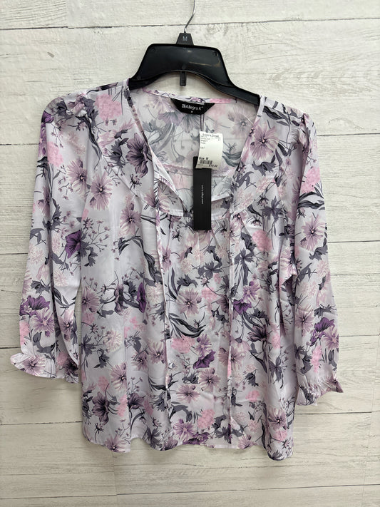 Size M Allegra K Purple Womens Shirt