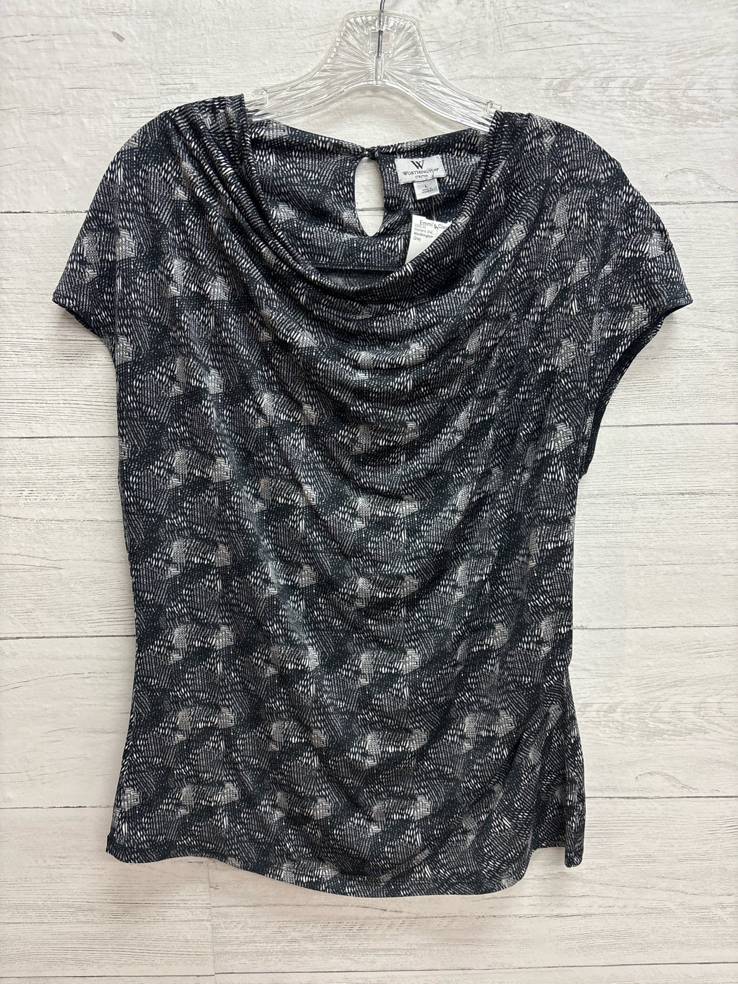 Size L Worthington Grey Womens Shirt