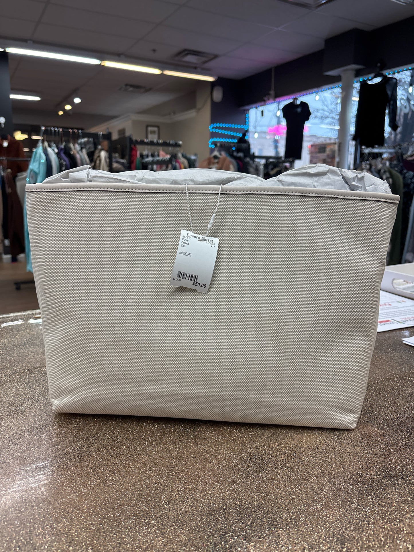 Coach Tan Purse