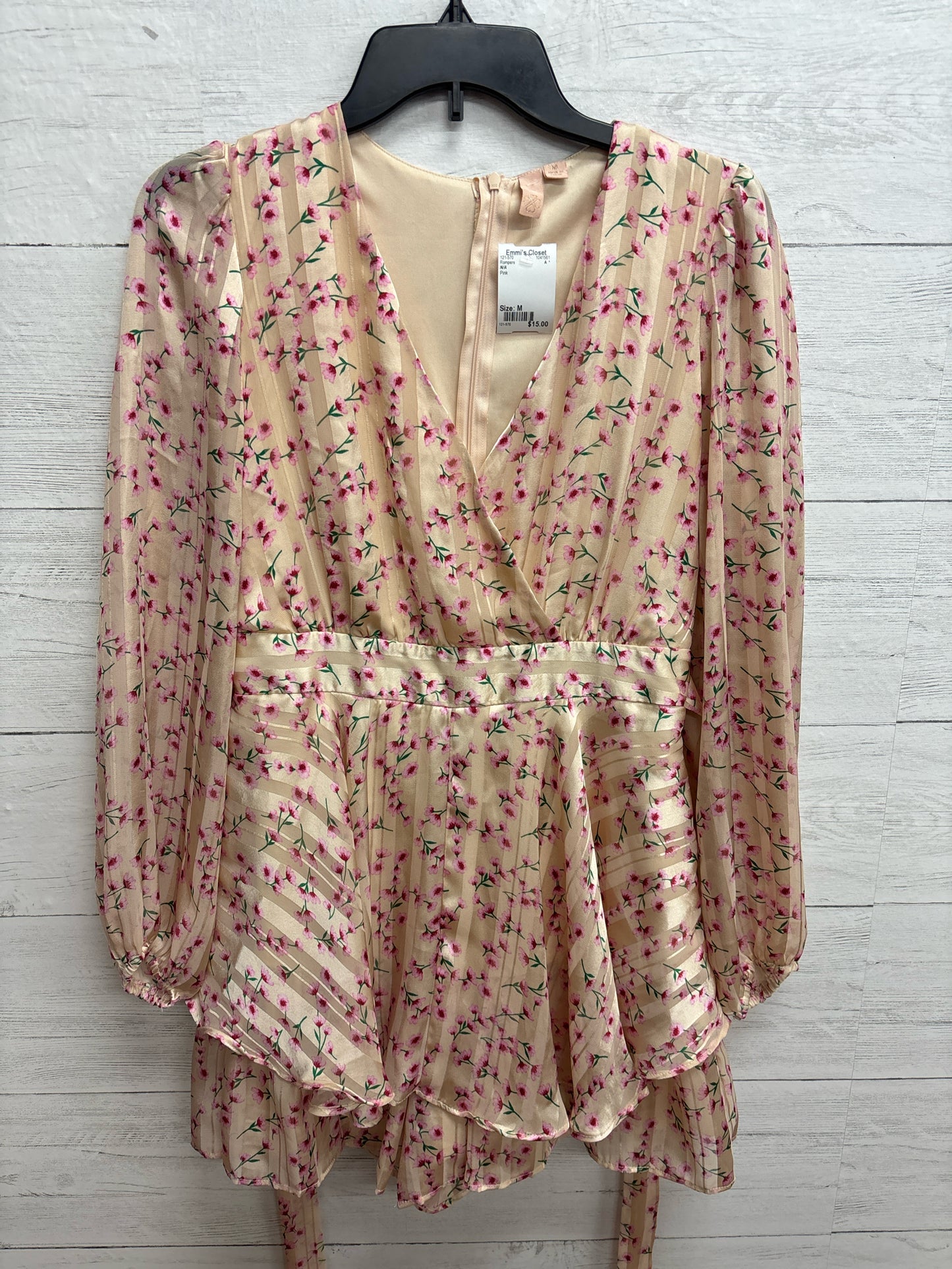 Size M N/A Pink Rompers